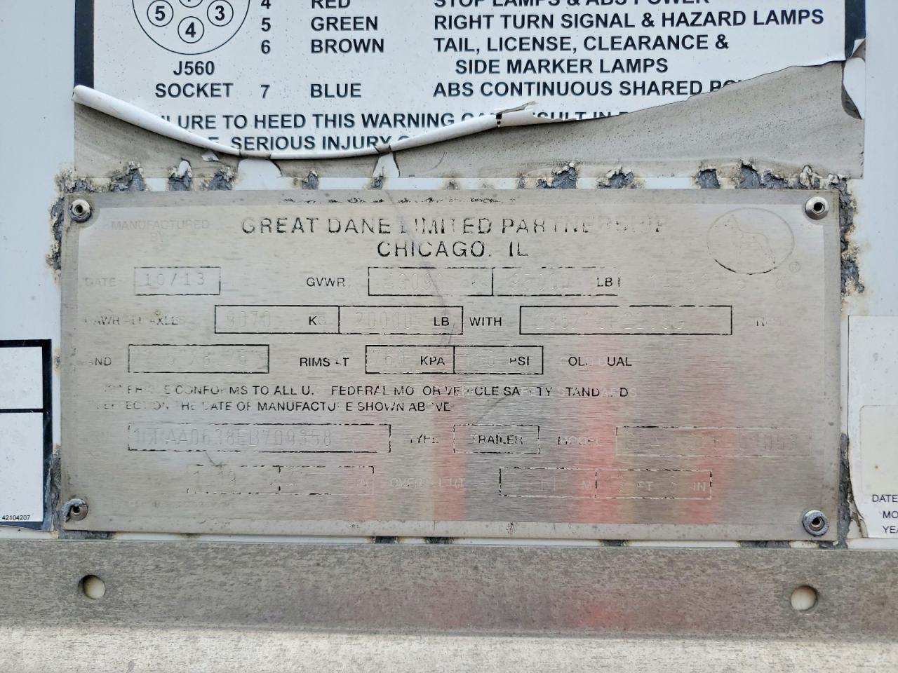 2014 Great Dane DRY Van