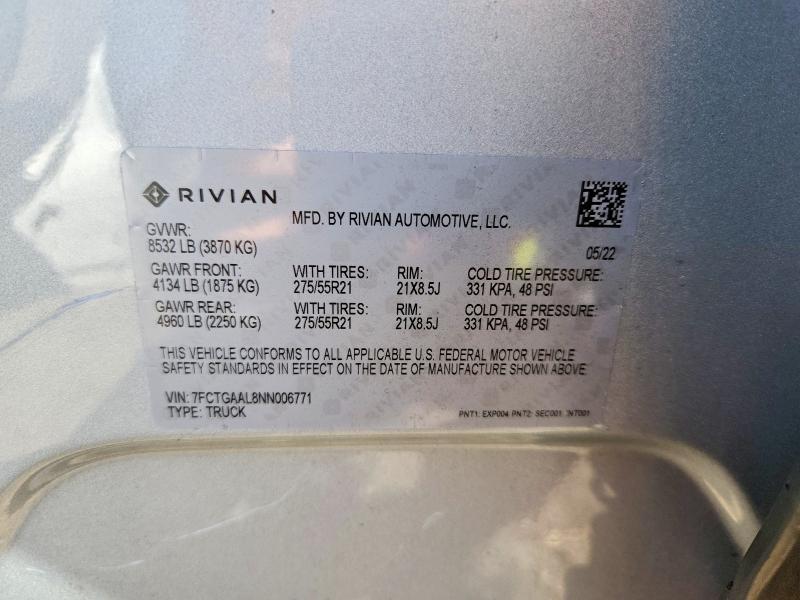 2022 Rivian R1T Launch Edition