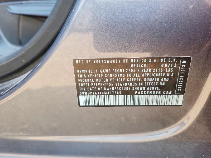 2012 Volkswagen Jetta se
