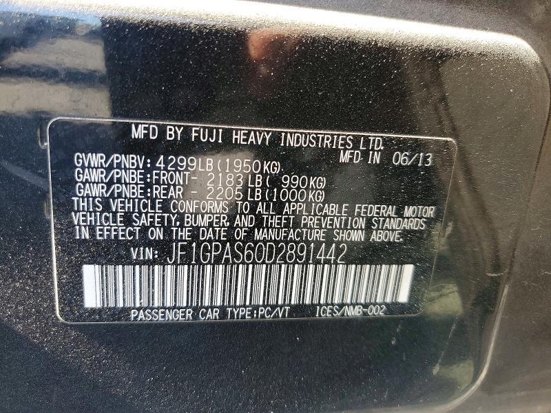 2013 Subaru Impreza Sport Limited