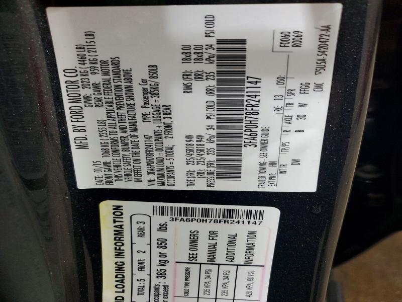 2015 Ford Fusion se