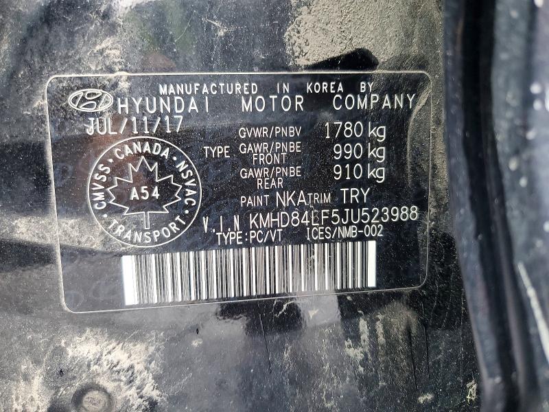 2018 Hyundai Elantra sel
