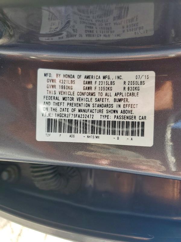 2015 Honda Accord ex