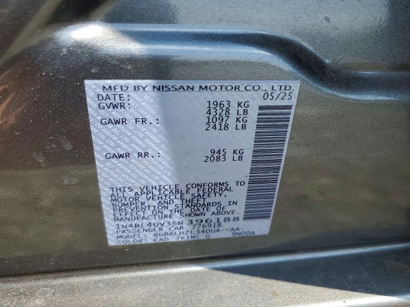 2025 Nissan Altima sv
