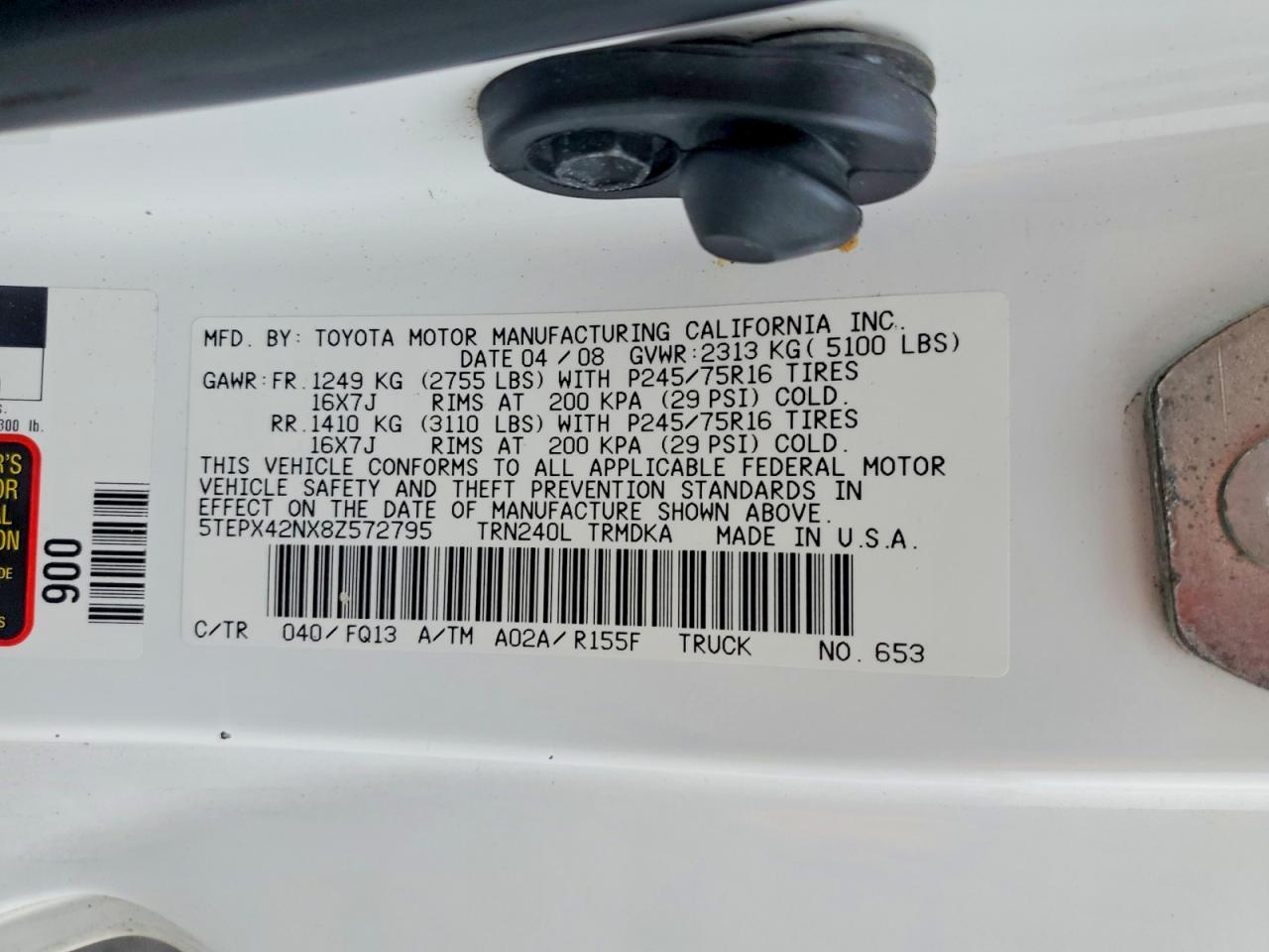 2008 Toyota Tacoma Base