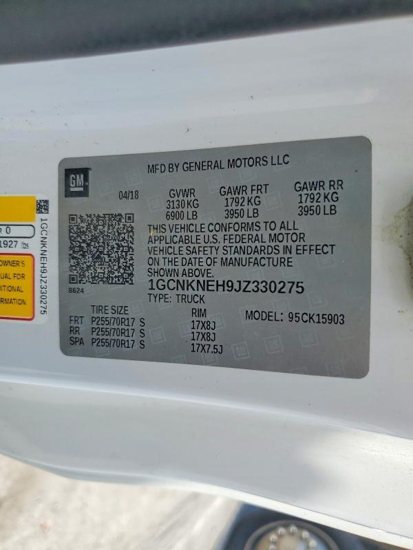 2018 Chevrolet Silverado K1500