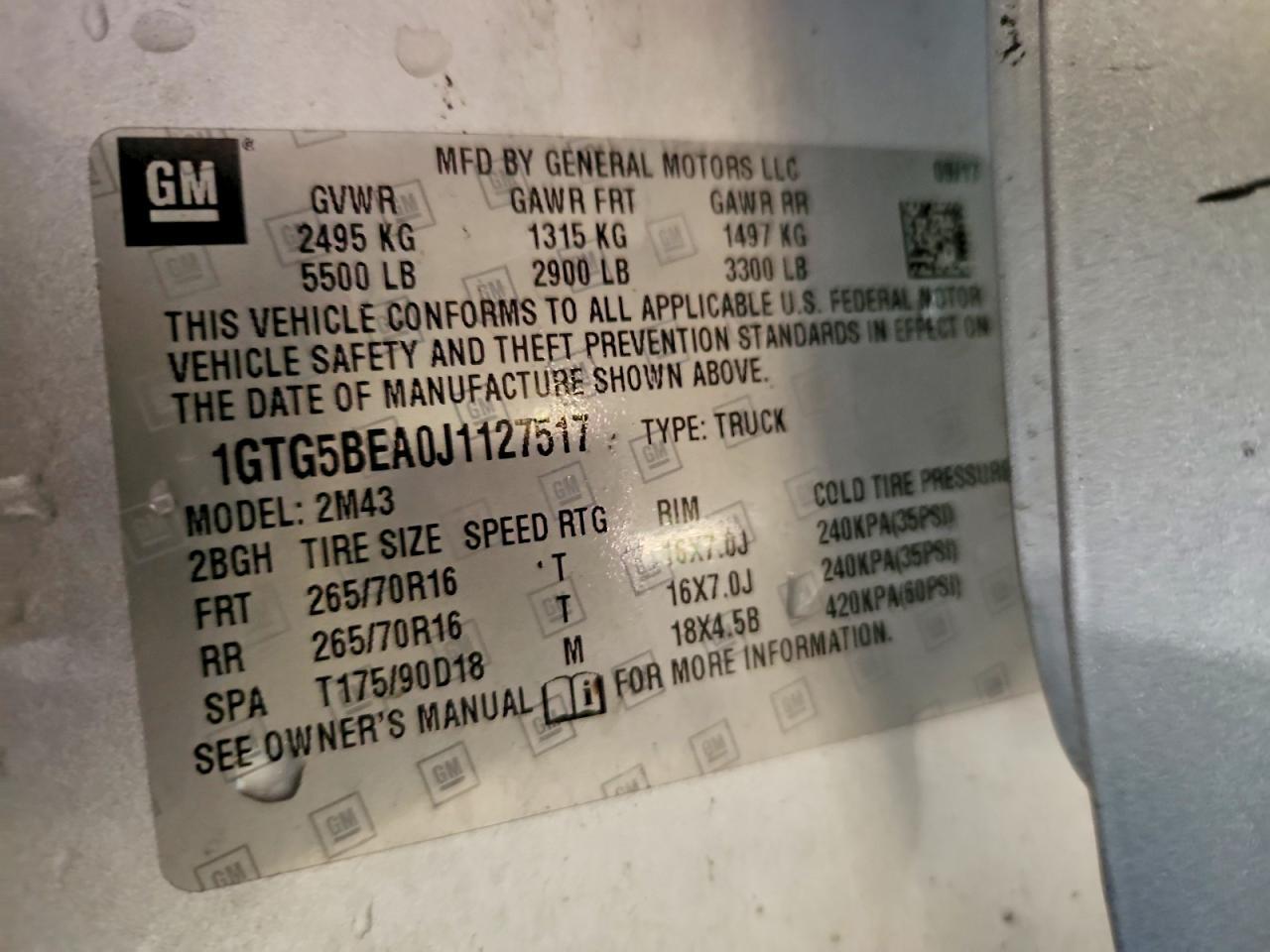 2018 GMC Canyon