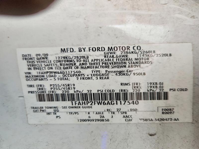 2010 Ford Taurus Limited