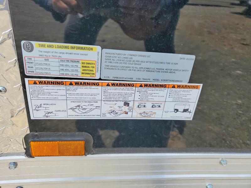 2026 Cynergy Cargo 8.5X30TTA3ADVANCED Enclosed Cargo Trailer