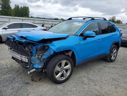 Toyota Rav4 salvage cars for sale: 2021 Toyota Rav4 Hybrid xle Premium