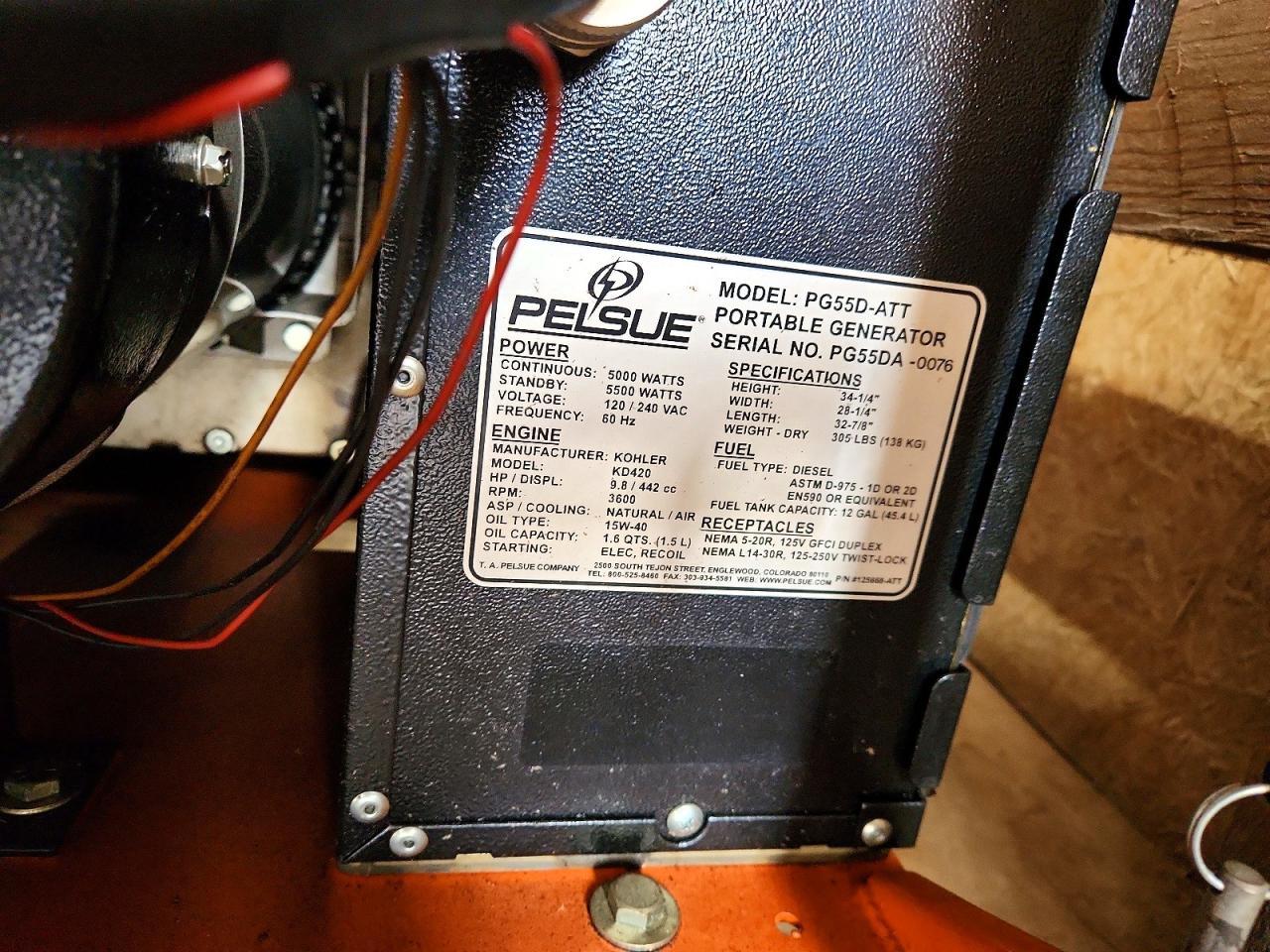 2012 Pelsue PG55D-ATT Generation