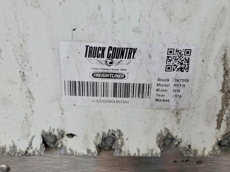 2016 Wabash Refrigerated van Trailer