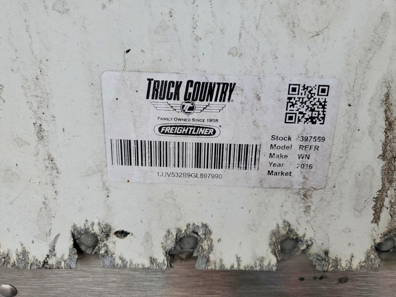 2016 Wabash Refrigerated Van Trailer