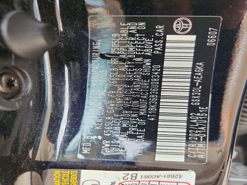 2006 Toyota Avalon xls