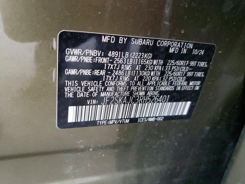 2024 Subaru Forester Wilderness