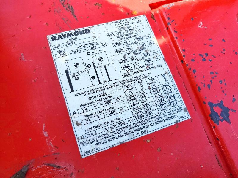 2016 Raymond 445-C30TT Forklift