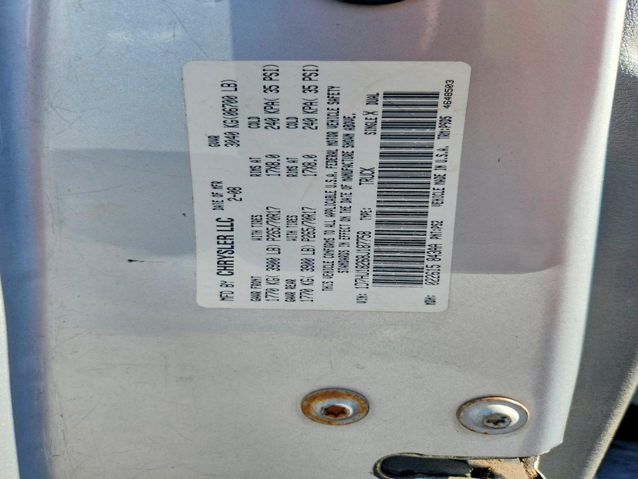 2008 Dodge Ram 1500 st
