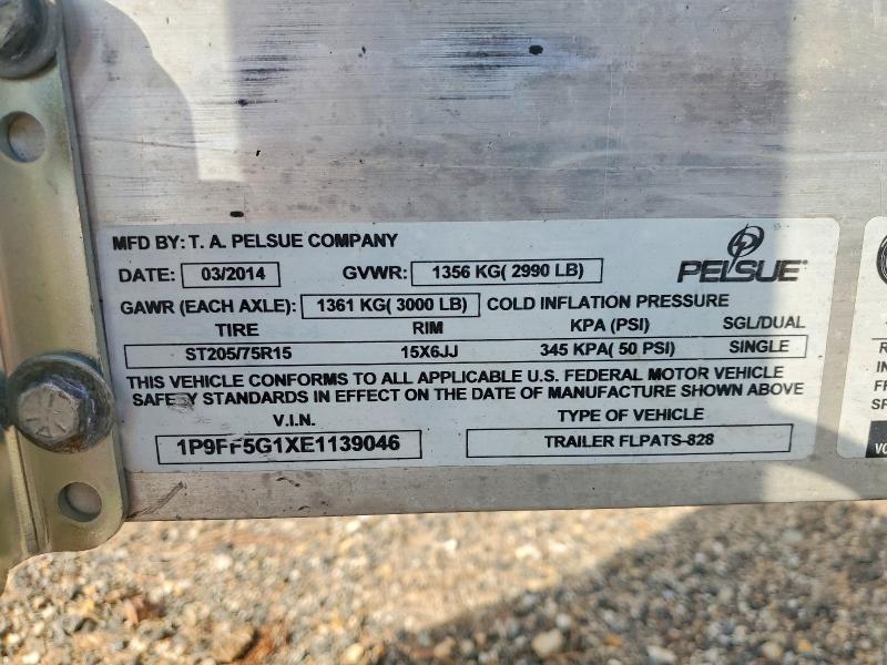 2014 Pelsue Fiber Optic Splicing Trailer