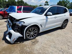 BMW salvage cars for sale: 2021 BMW X3 Xdrive30i