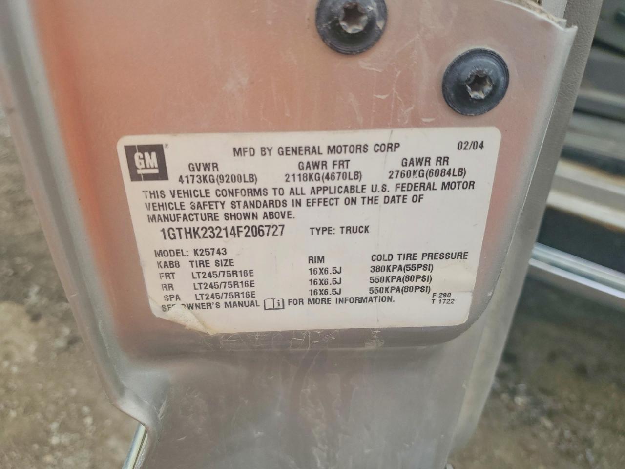 2004 GMC Sierra K2500 Heavy Duty