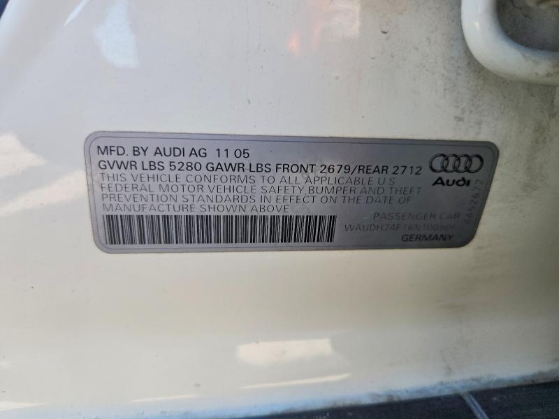 2006 Audi A6 3.2 Quattro