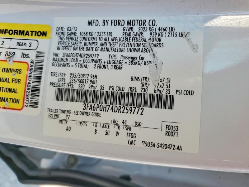 2013 Ford Fusion se