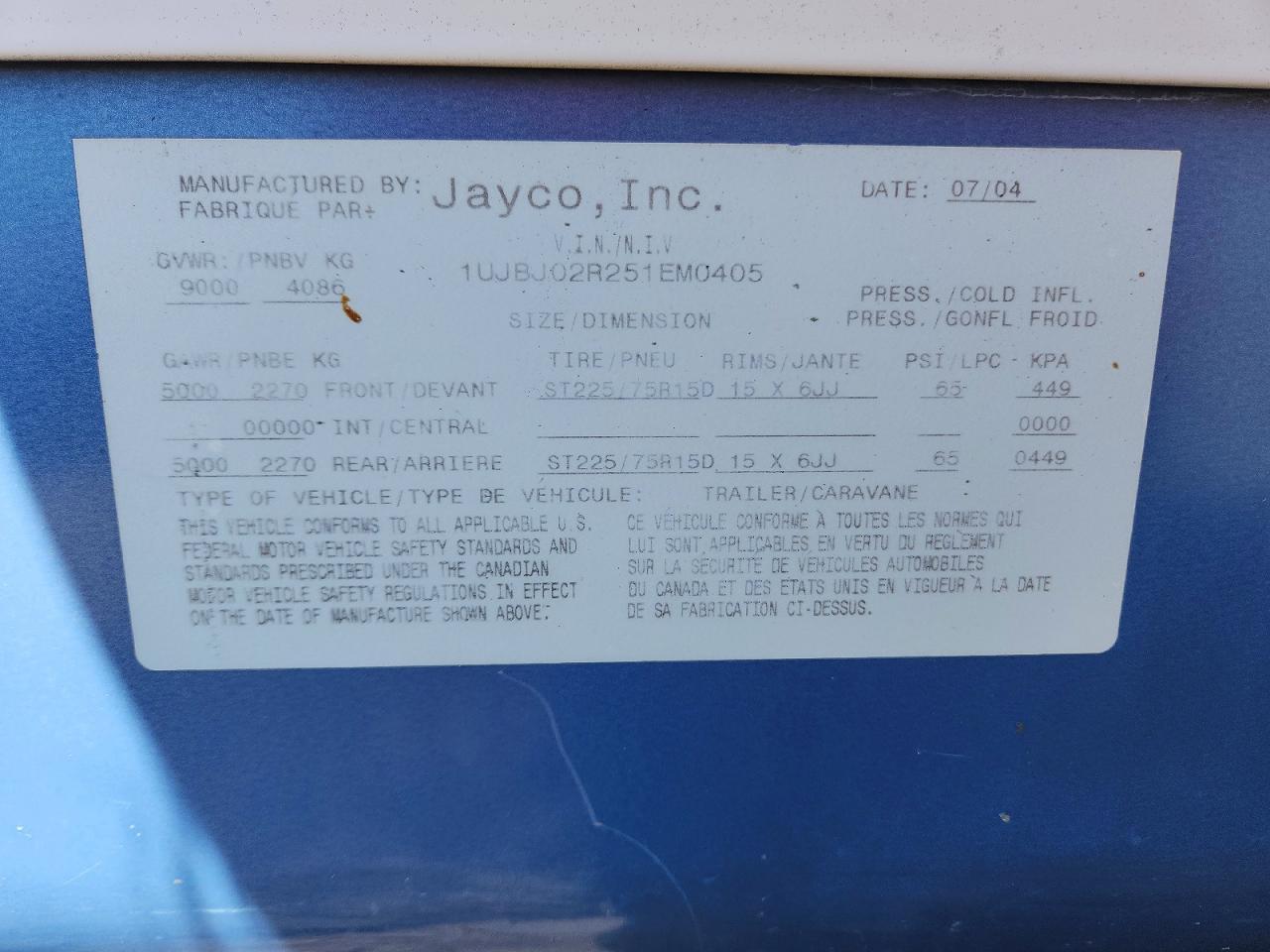 2005 Jayco Jay Flight Camper