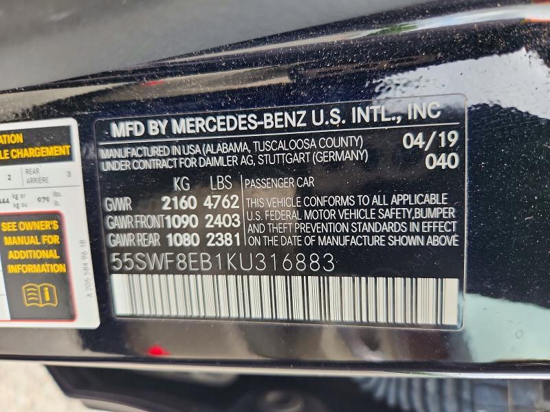 2019 Mercedes-Benz C 300 4matic