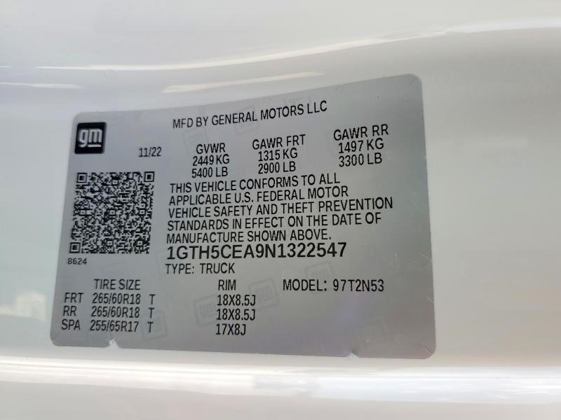 2022 GMC Canyon Elevation