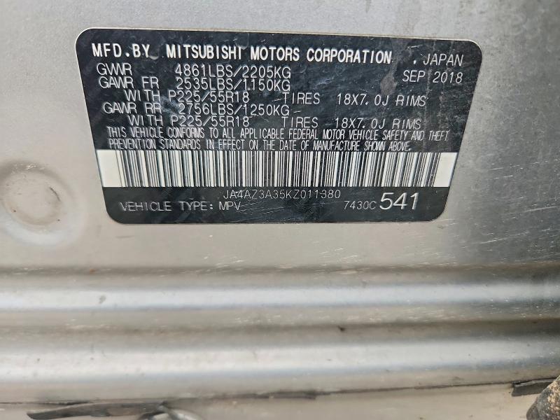 2019 Mitsubishi Outlander Se/sel/le