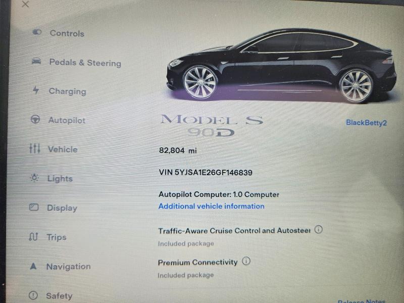 2016 Tesla Model s