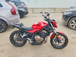 2017 Honda CB500 FA-ABS en venta en Elgin, IL