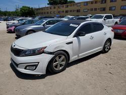 KIA Optima salvage cars for sale: 2015 KIA Optima lx