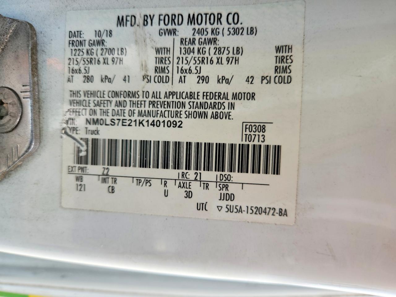 2019 Ford Transit