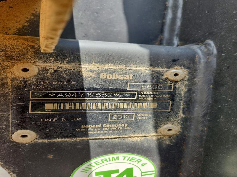 2012 Bobcat 5600 Utility Vehicle