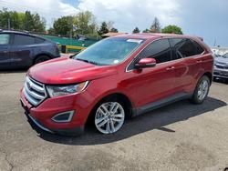Ford Edge salvage cars for sale: 2017 Ford Edge sel