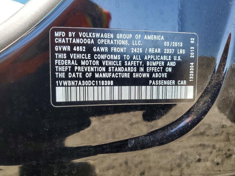 2013 Volkswagen Passat se