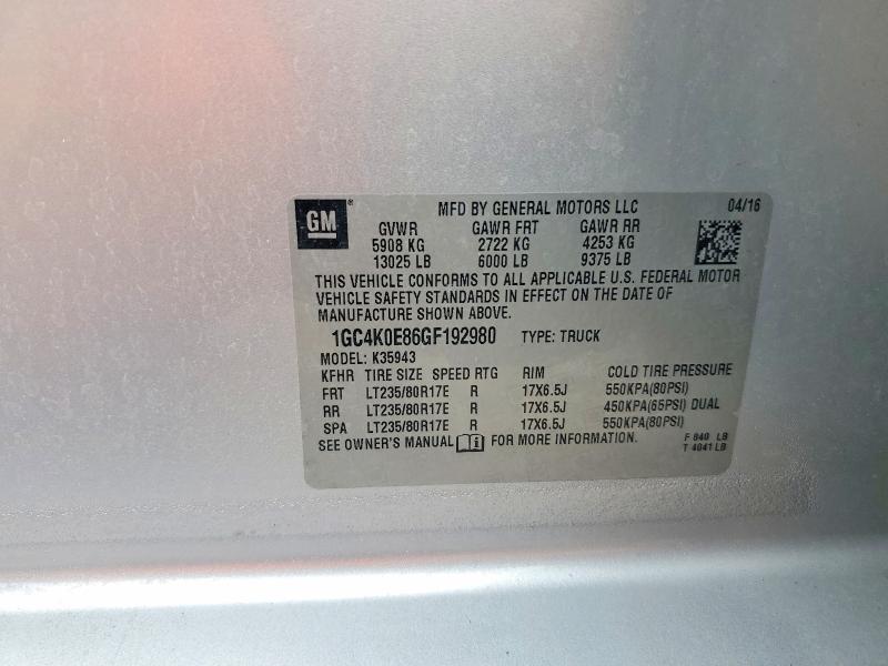 2016 Chevrolet Silverado K3500 LTZ
