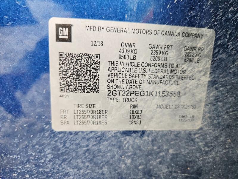 2019 GMC Sierra K2500 SLE