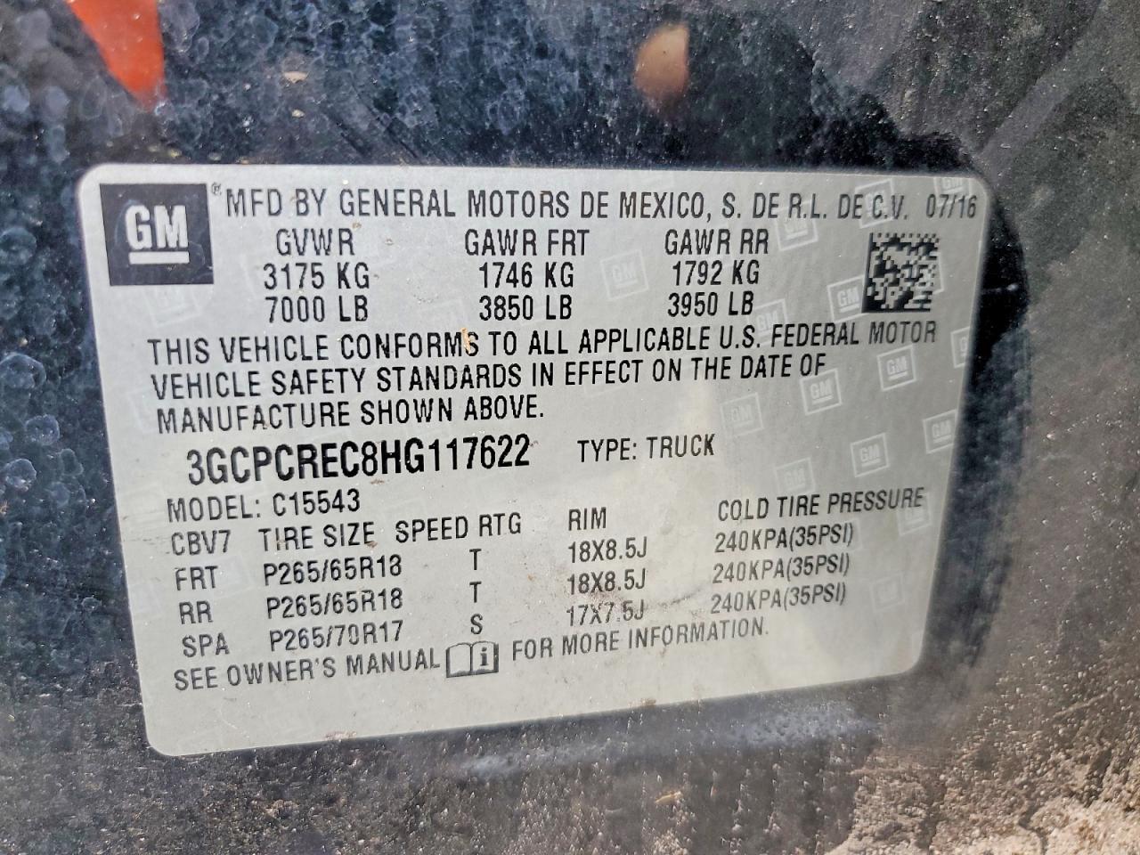 2017 Chevrolet Silverado C1500 LT