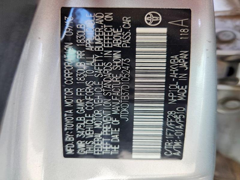 2013 Toyota Prius c two