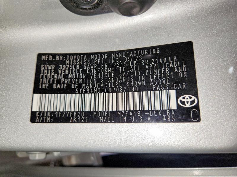 2024 Toyota Corolla le