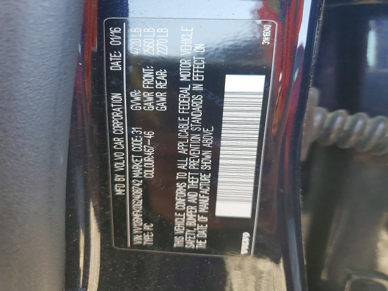 2016 Volvo S60 Premier