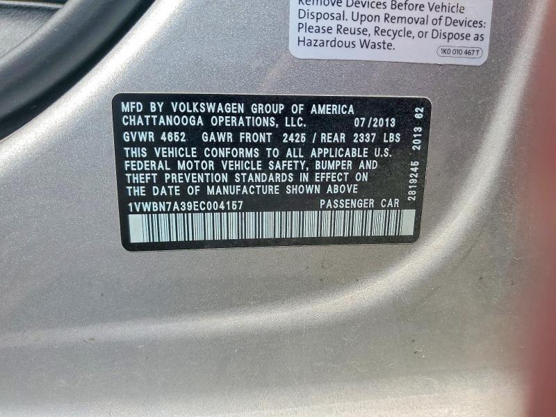 2014 Volkswagen Passat se