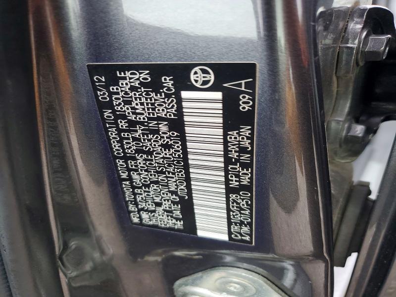 2012 Toyota Prius c two