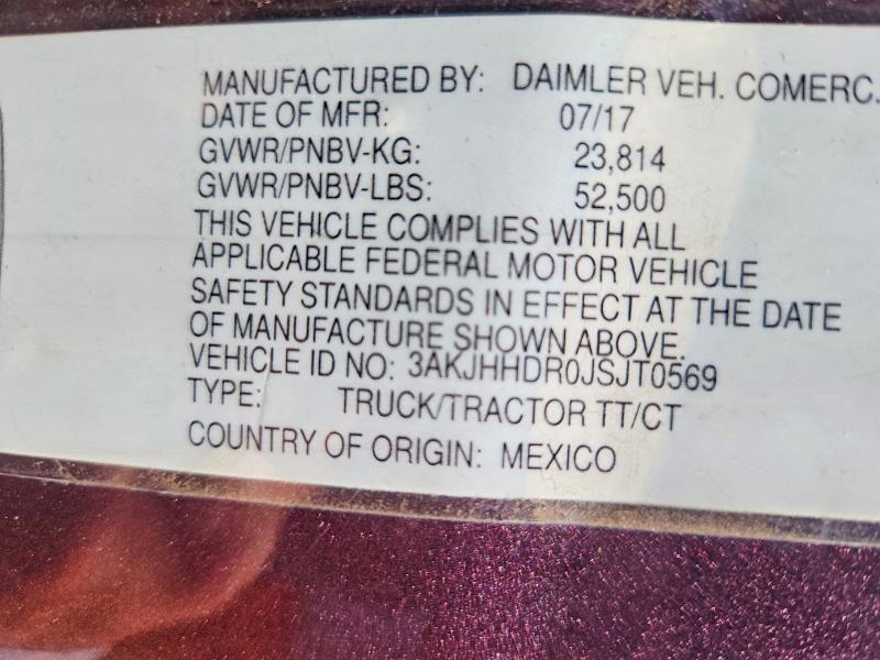 2018 Freightliner Cascadia 126 Semi Truck