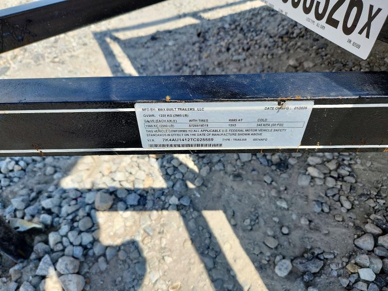 2026 Max Built Trailers Trailer