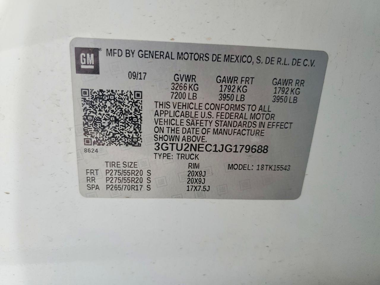 2018 GMC Sierra K1500 SLT