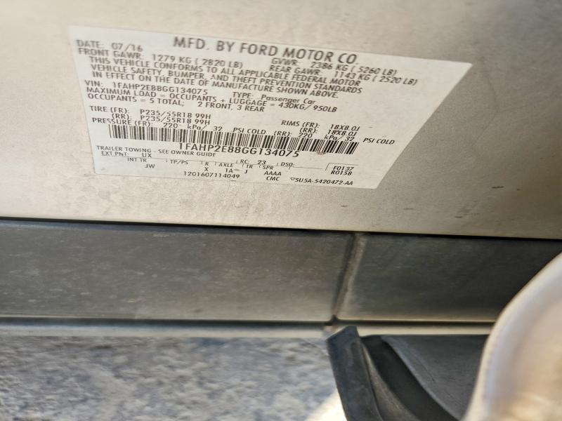 2016 Ford Taurus sel