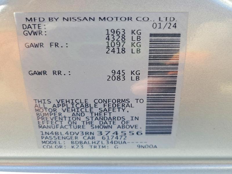 2024 Nissan Altima SV